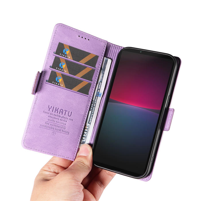 YIKATU Sony Xperia 10 IV Wallet Kickstand Case