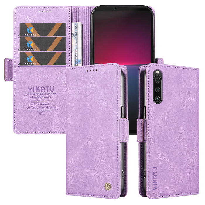 YIKATU Sony Xperia 10 IV Wallet Kickstand Case