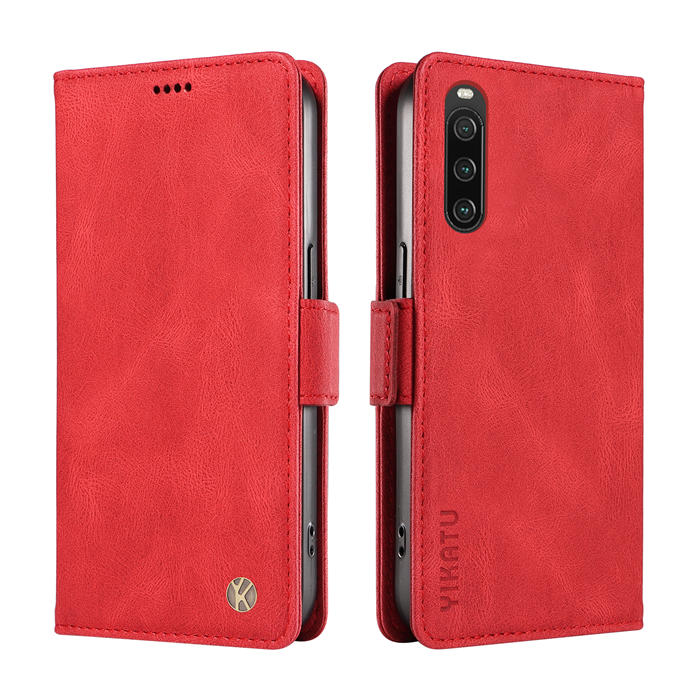 YIKATU Sony Xperia 10 IV Wallet Kickstand Case