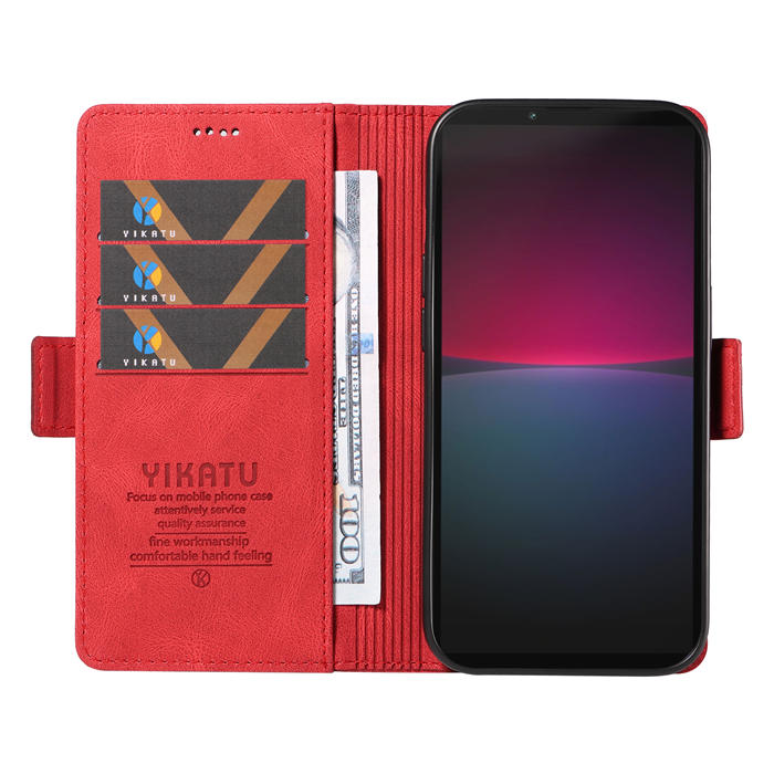 YIKATU Sony Xperia 10 IV Wallet Kickstand Case