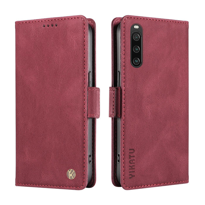 YIKATU Sony Xperia 10 IV Wallet Kickstand Case