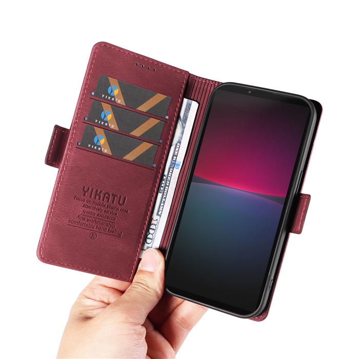 YIKATU Sony Xperia 10 IV Wallet Kickstand Case