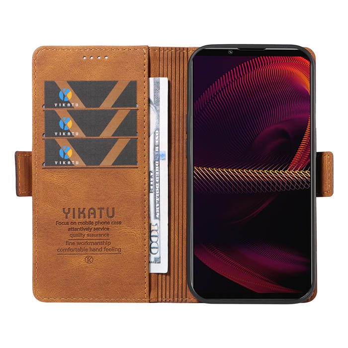 YIKATU Sony Xperia 5 III Wallet Kickstand Case