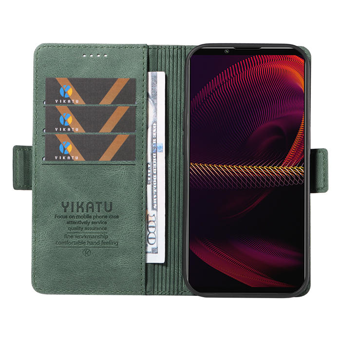 YIKATU Sony Xperia 5 III Wallet Kickstand Case