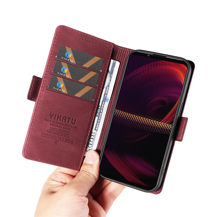 YIKATU Sony Xperia 5 III Wallet Kickstand Case