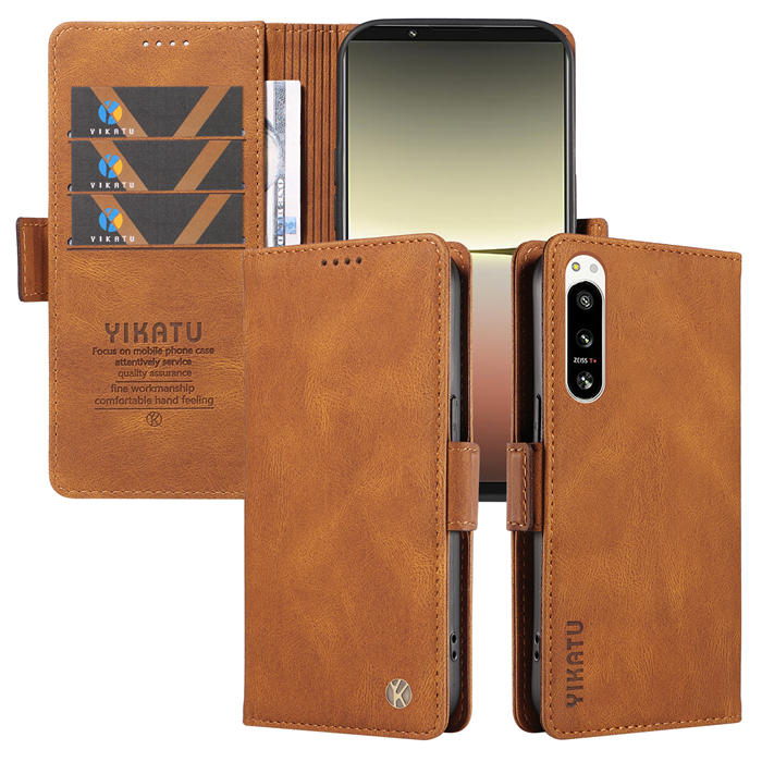 YIKATU Sony Xperia 5 IV Wallet Kickstand Case