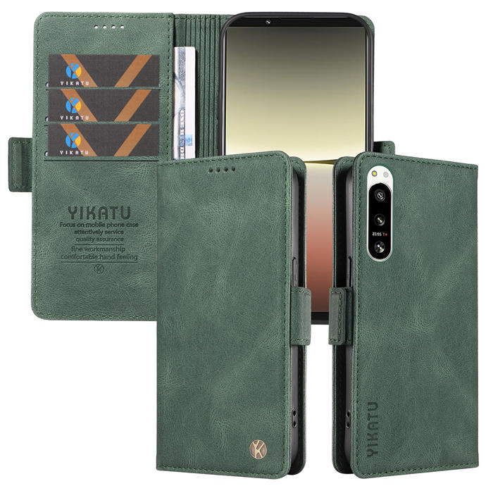 YIKATU Sony Xperia 5 IV Wallet Kickstand Case