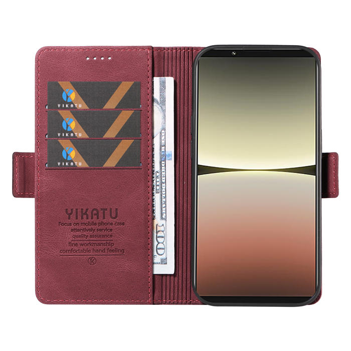 YIKATU Sony Xperia 5 IV Wallet Kickstand Case