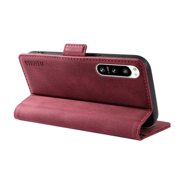 YIKATU Sony Xperia 5 IV Wallet Kickstand Case