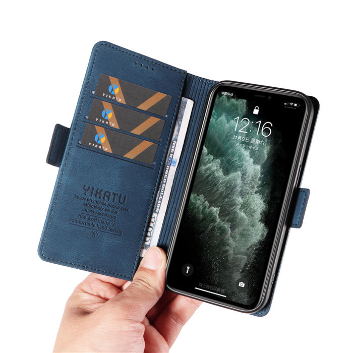 YIKATU iPhone 11 Pro Max Wallet Kickstand Case