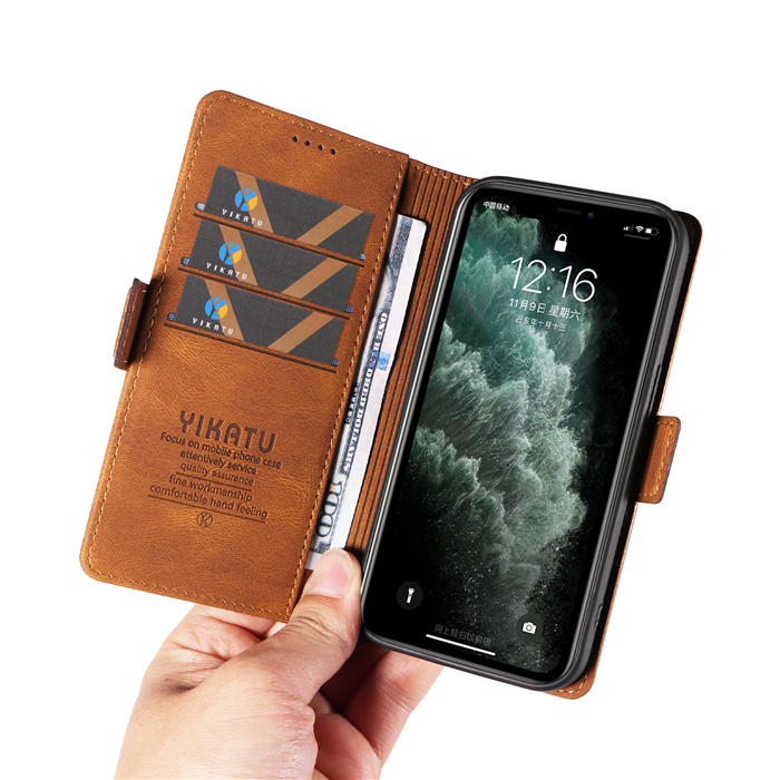 YIKATU iPhone 11 Pro Max Wallet Kickstand Case