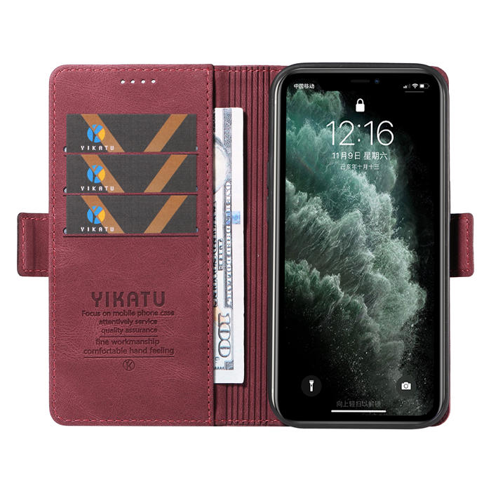 YIKATU iPhone 11 Pro Max Wallet Kickstand Case