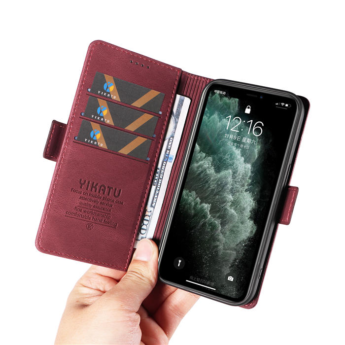 YIKATU iPhone 11 Pro Max Wallet Kickstand Case