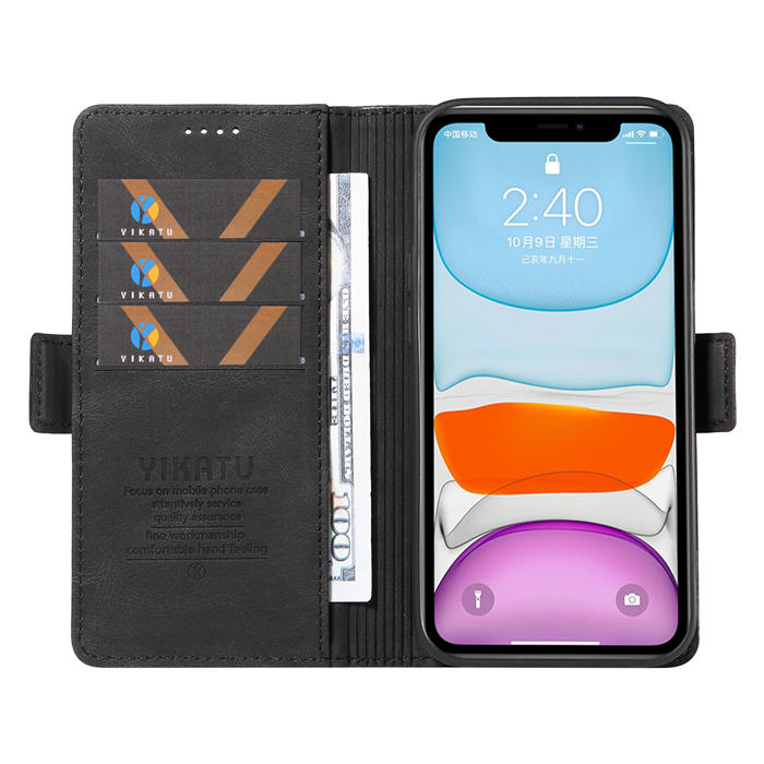 YIKATU iPhone 11 Wallet Kickstand Case