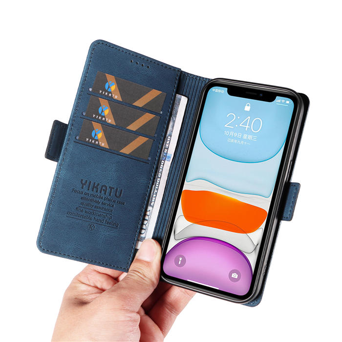 YIKATU iPhone 11 Wallet Kickstand Case