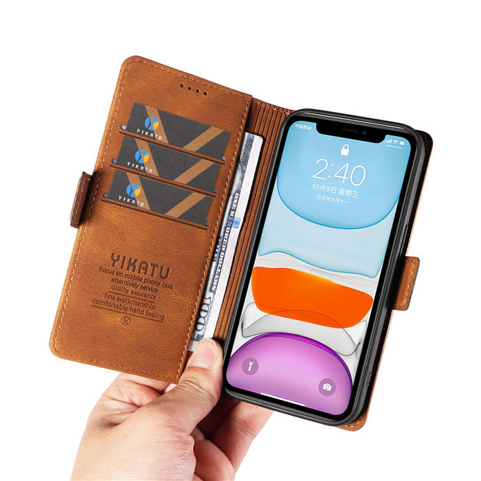 YIKATU iPhone 11 Wallet Kickstand Case