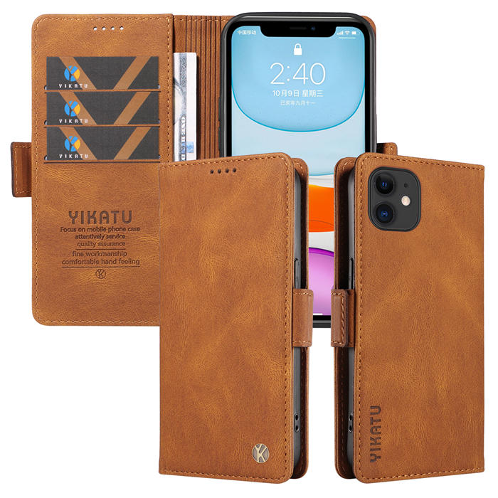 YIKATU iPhone 11 Wallet Kickstand Case