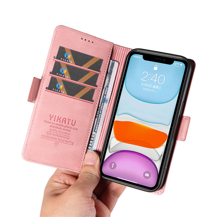 YIKATU iPhone 11 Wallet Kickstand Case