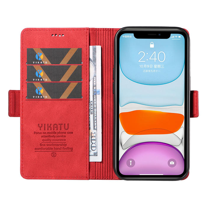 YIKATU iPhone 11 Wallet Kickstand Case