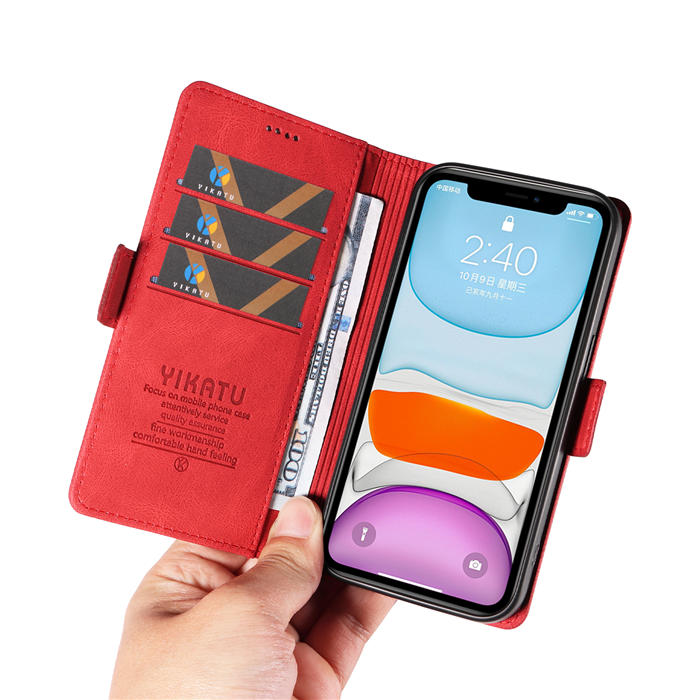 YIKATU iPhone 11 Wallet Kickstand Case