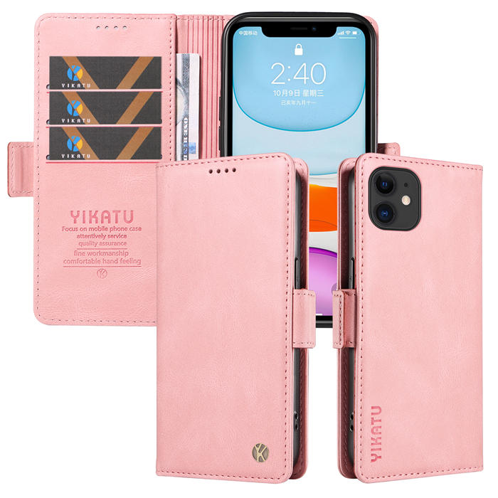 YIKATU iPhone 12 Mini Wallet Kickstand Case