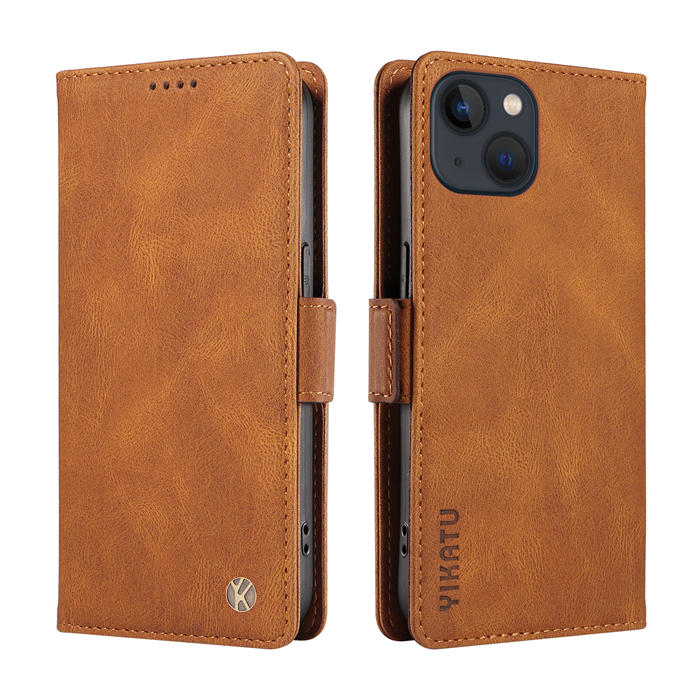 YIKATU iPhone 13 Wallet Kickstand Case