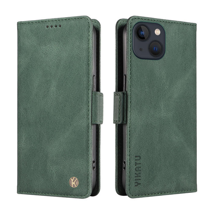 YIKATU iPhone 13 Wallet Kickstand Case