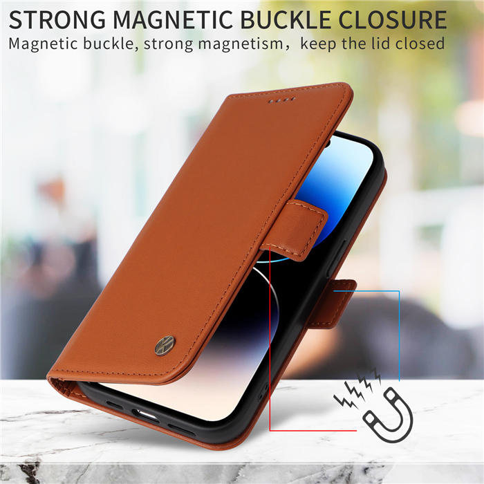 YIKATU iPhone 14 Pro Max Wallet Magnetic Flip Stand Case