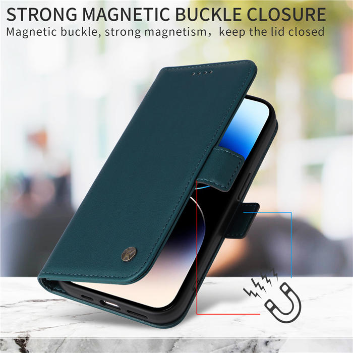 YIKATU iPhone 14 Pro Max Wallet Magnetic Flip Stand Case