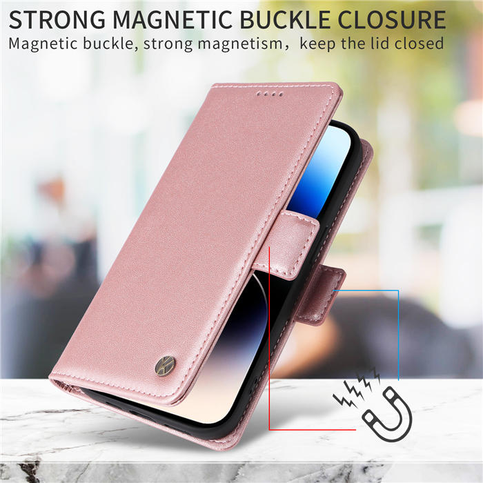 YIKATU iPhone 14 Pro Max Wallet Magnetic Flip Stand Case