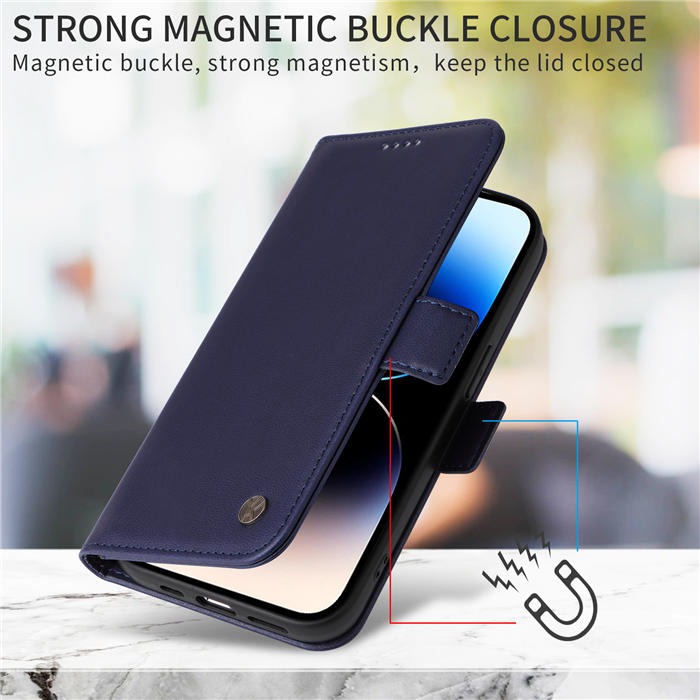 YIKATU iPhone 14 Pro Max Wallet Magnetic Flip Stand Case