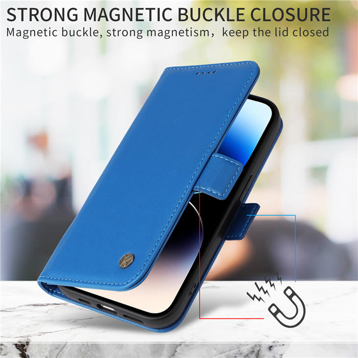 YIKATU iPhone 14 Pro Max Wallet Magnetic Flip Stand Case
