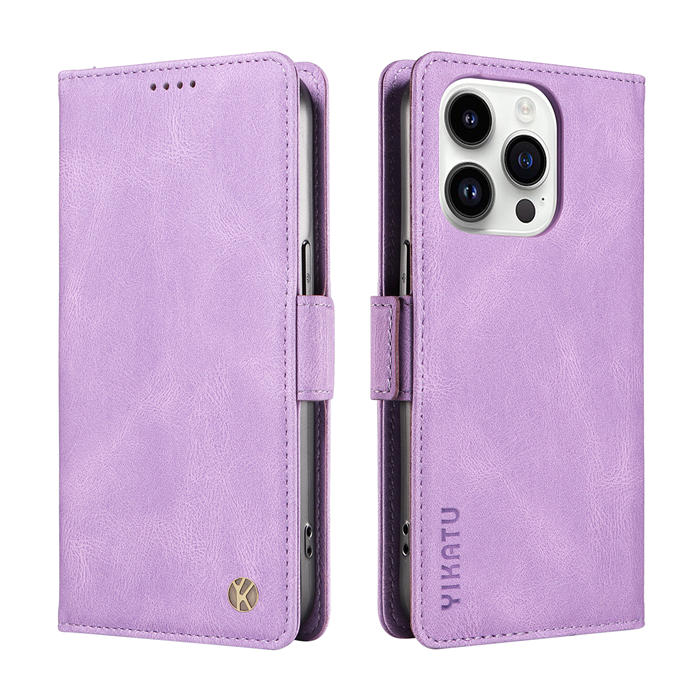 YIKATU iPhone 14 Pro Wallet Kickstand Case