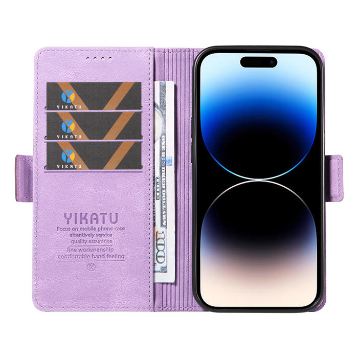 YIKATU iPhone 14 Pro Max Wallet Kickstand Case