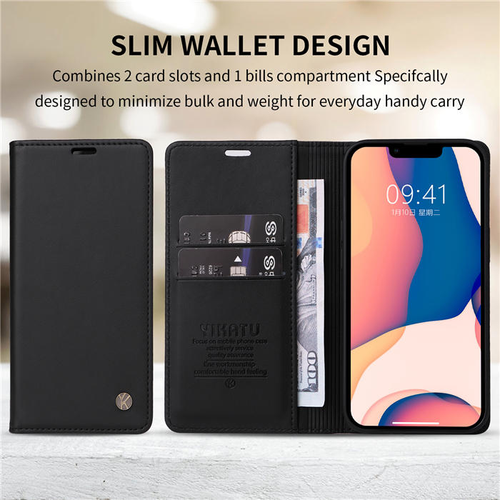 YIKATU Wallet Magnetic Kickstand Case