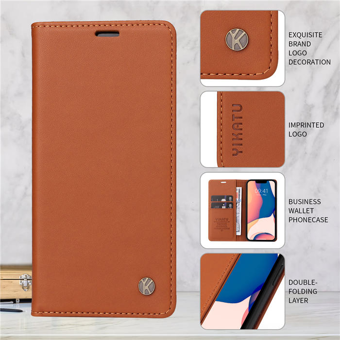 YIKATU Wallet Magnetic Kickstand Case