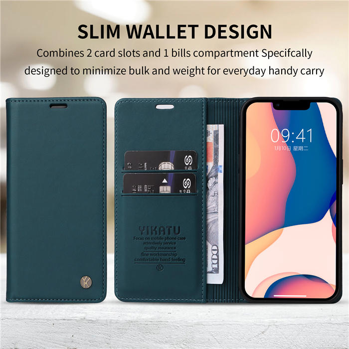 YIKATU Wallet Magnetic Kickstand Case