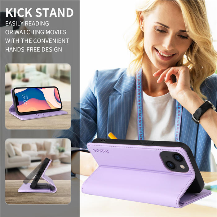 YIKATU Wallet Magnetic Kickstand Case