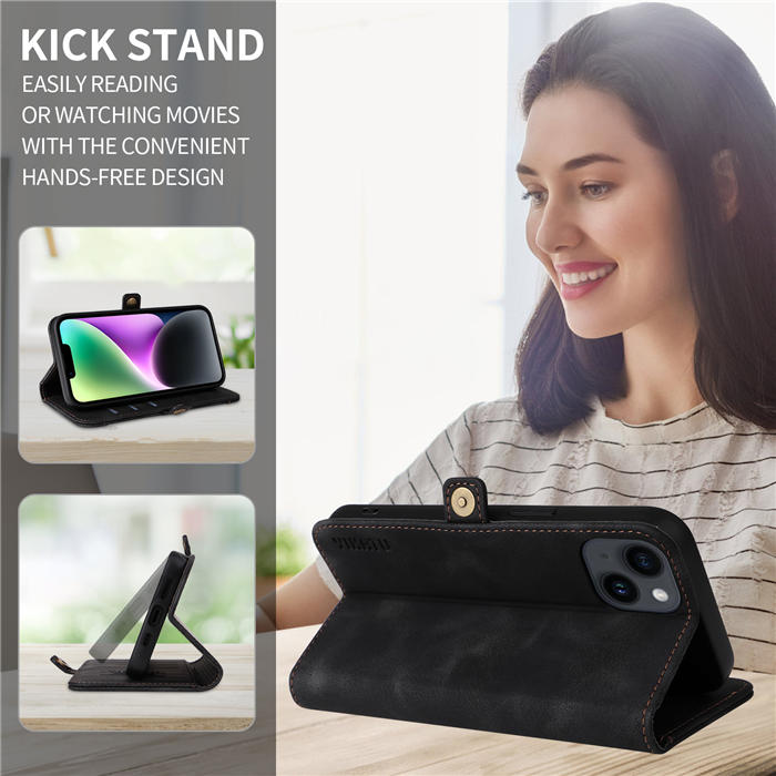 YIKATU Wallet Magnetic Stand Phone Case