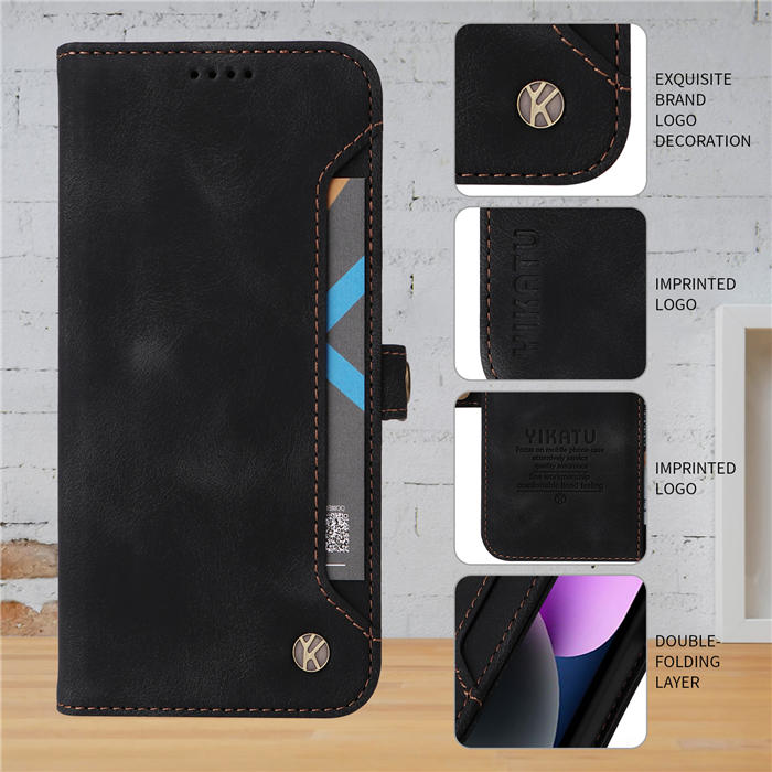 YIKATU Wallet Magnetic Stand Phone Case