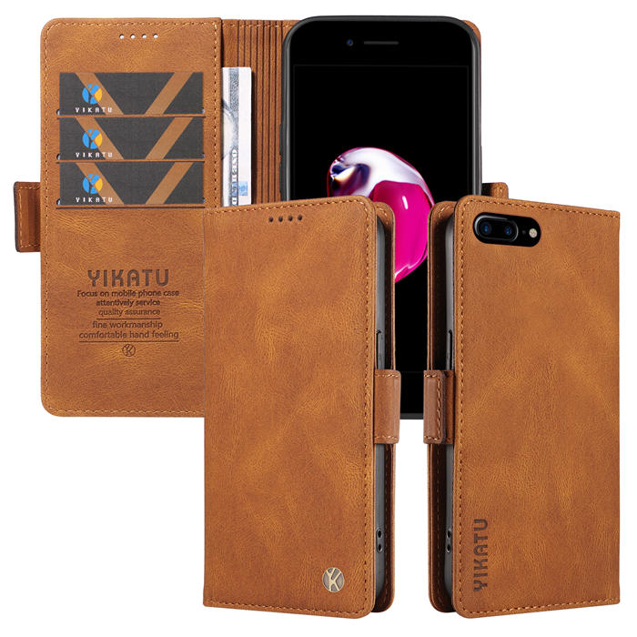 YIKATU iPhone 7 Plus/8 Plus Wallet Kickstand Case