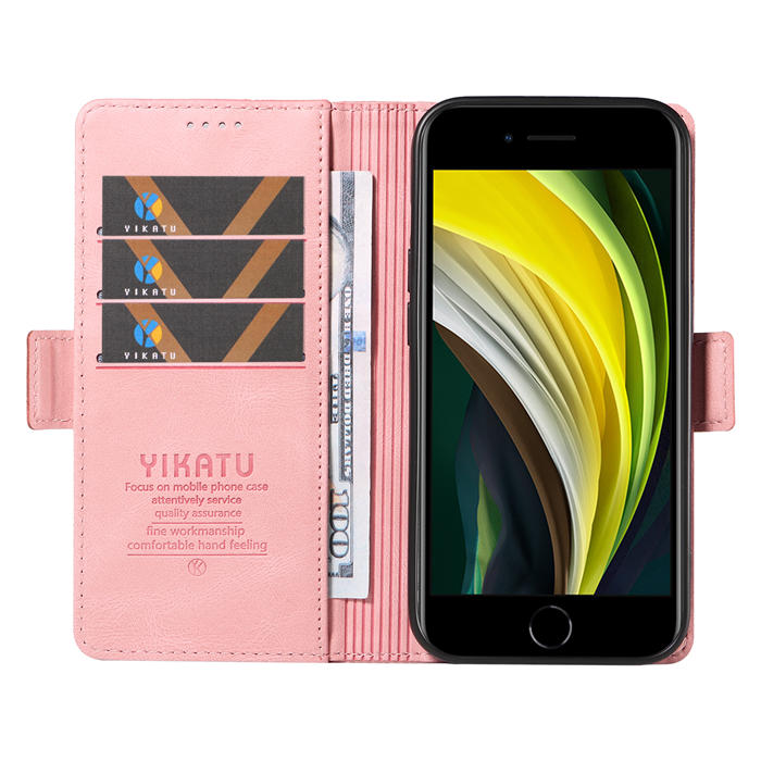 YIKATU iPhone 7/8/SE 2020/SE 2022 Wallet Kickstand Case