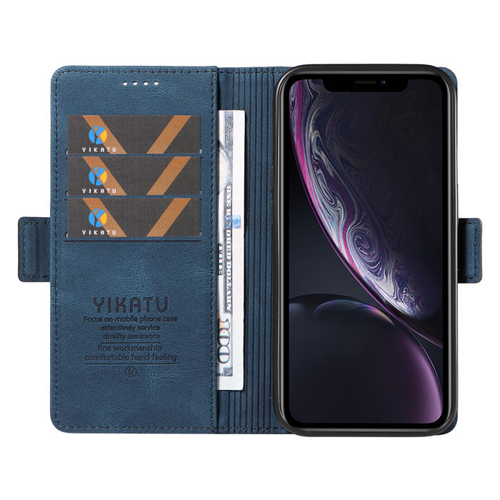 YIKATU iPhone XR Wallet Kickstand Case