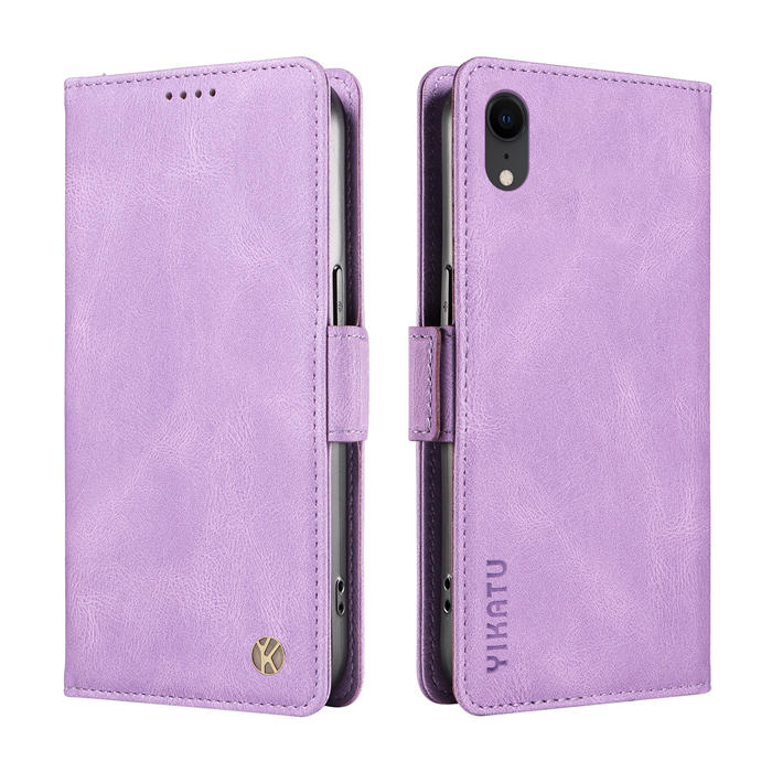 YIKATU iPhone XR Wallet Kickstand Case