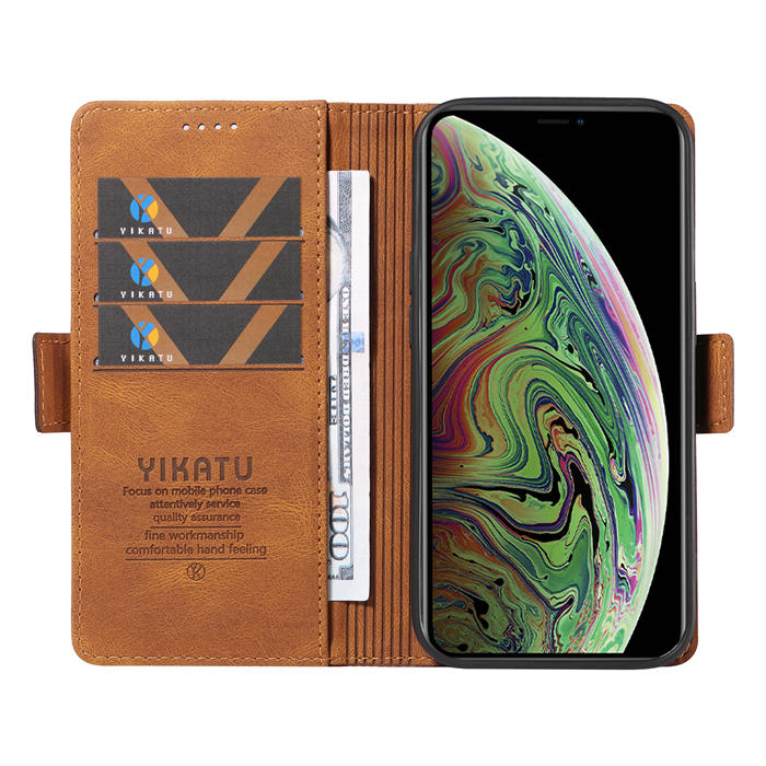 YIKATU iPhone XS Max Wallet Kickstand Case