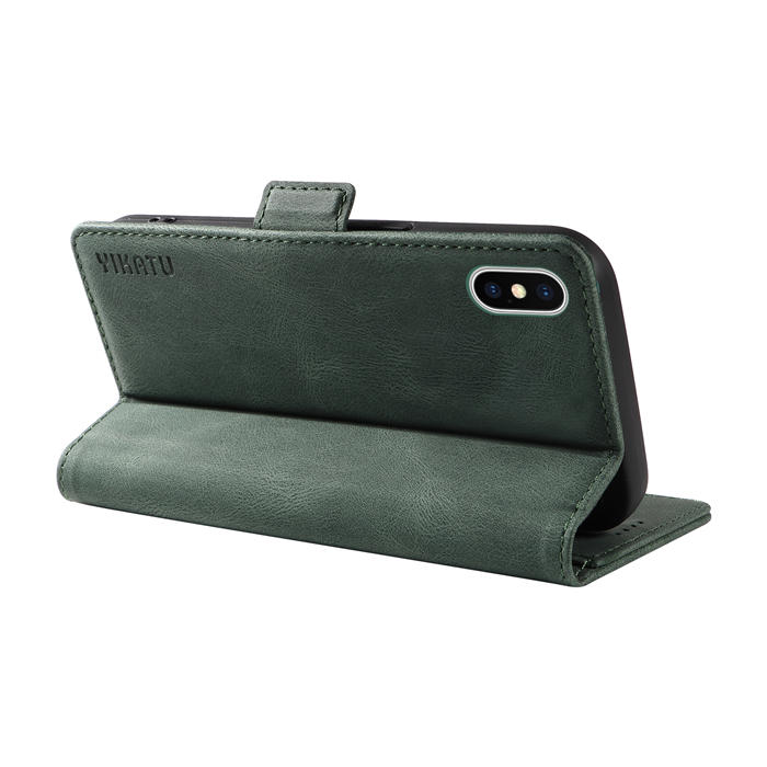 YIKATU iPhone XS Max Wallet Kickstand Case