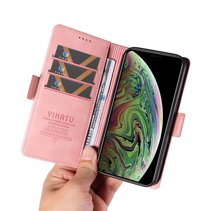 YIKATU iPhone XS Max Wallet Kickstand Case