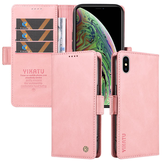 YIKATU iPhone XS Max Wallet Kickstand Case