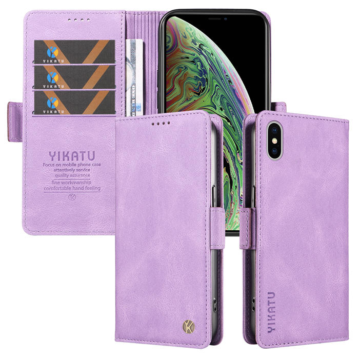 YIKATU iPhone XS Max Wallet Kickstand Case