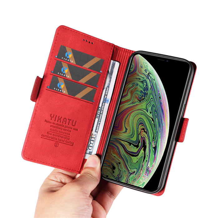 YIKATU iPhone XS Max Wallet Kickstand Case